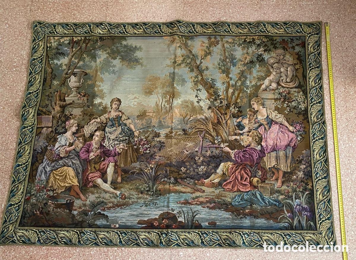 Antig&uuml;edades: Tapiz escena romance - Foto 11