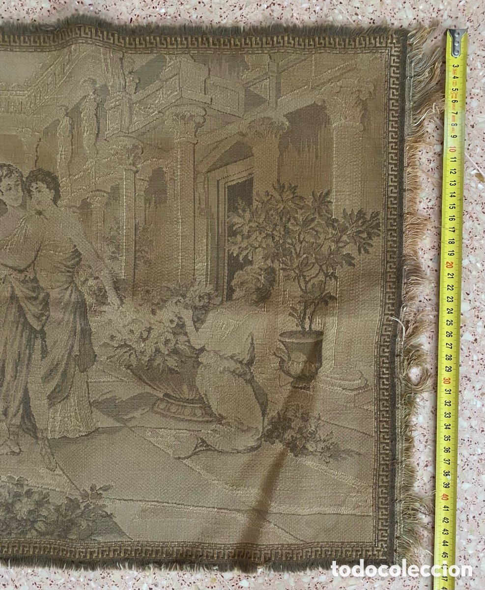 Antig&uuml;edades: Tapiz escenas rom&aacute;nticas estilo Frances - Foto 3