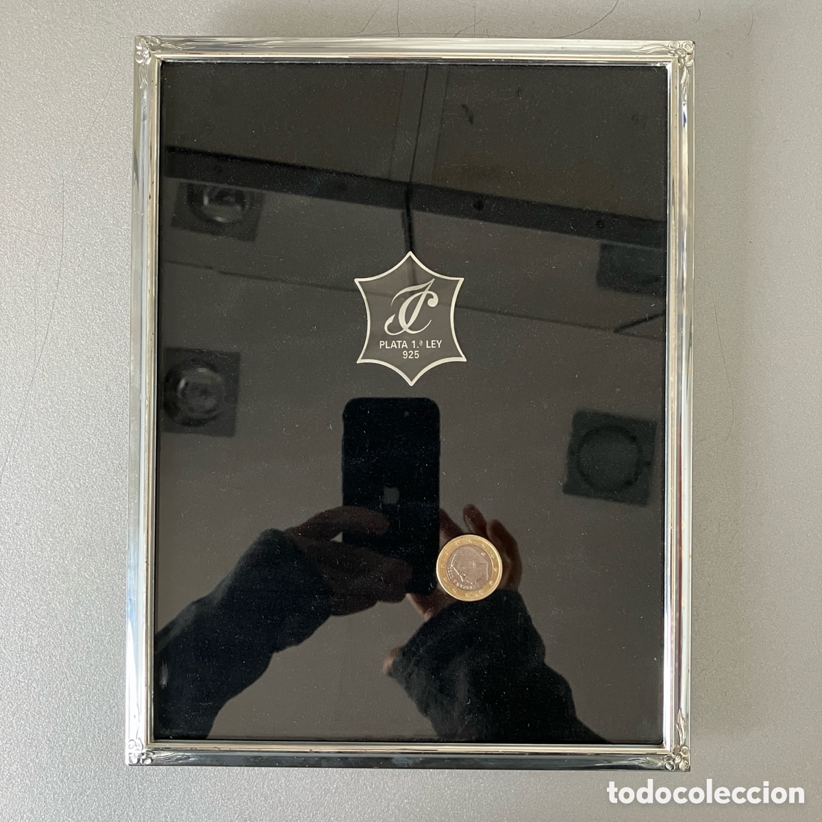 Antig&uuml;edades: Marco de plata Isabel Cabanillas - Foto 2