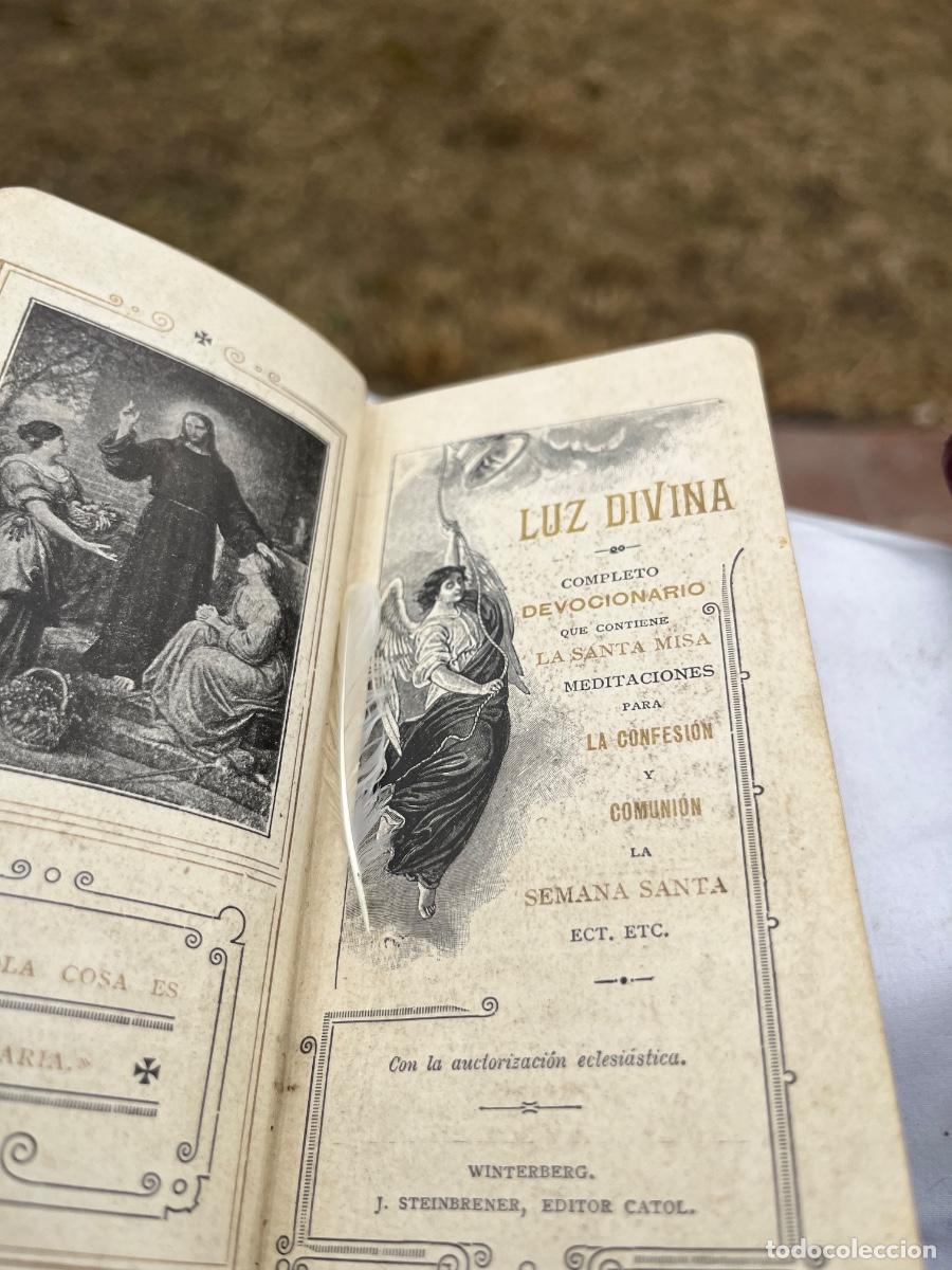 Antig&uuml;edades: Libros religioso, 1914, piel - Foto 3