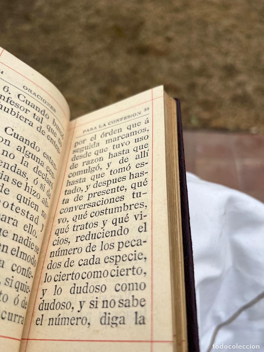 Antig&uuml;edades: Libros religioso, 1914, piel - Foto 7