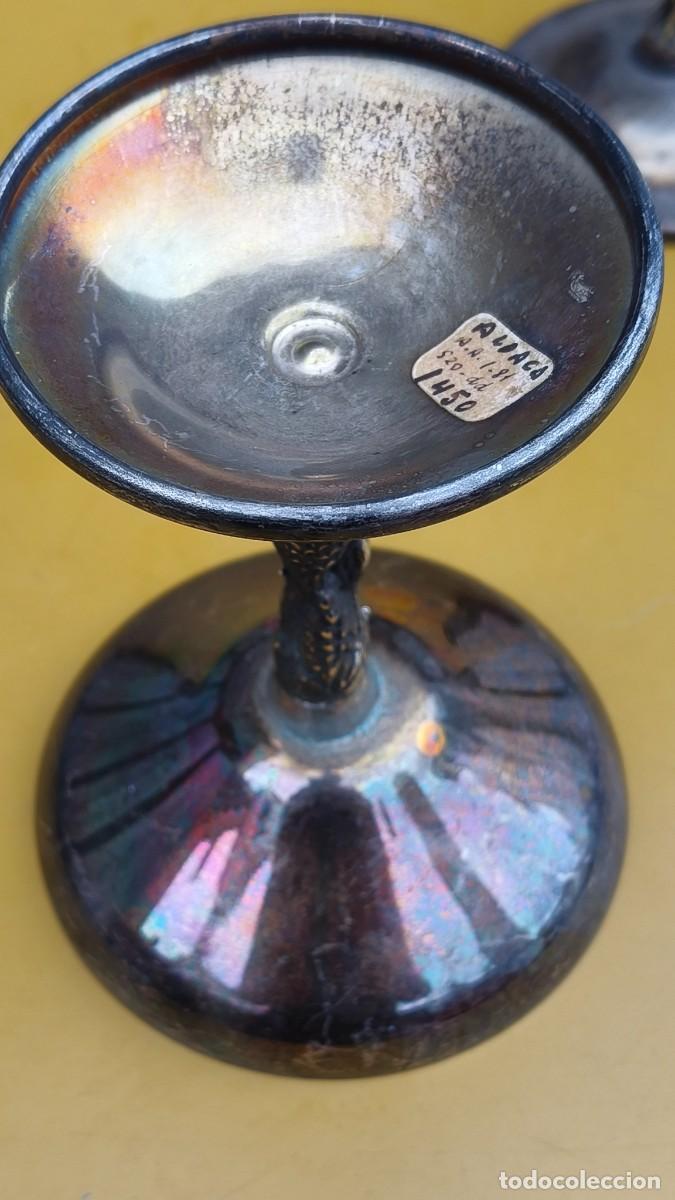 Antig&uuml;edades: 9 coupe a champagne argent 1981 vintage - Foto 4