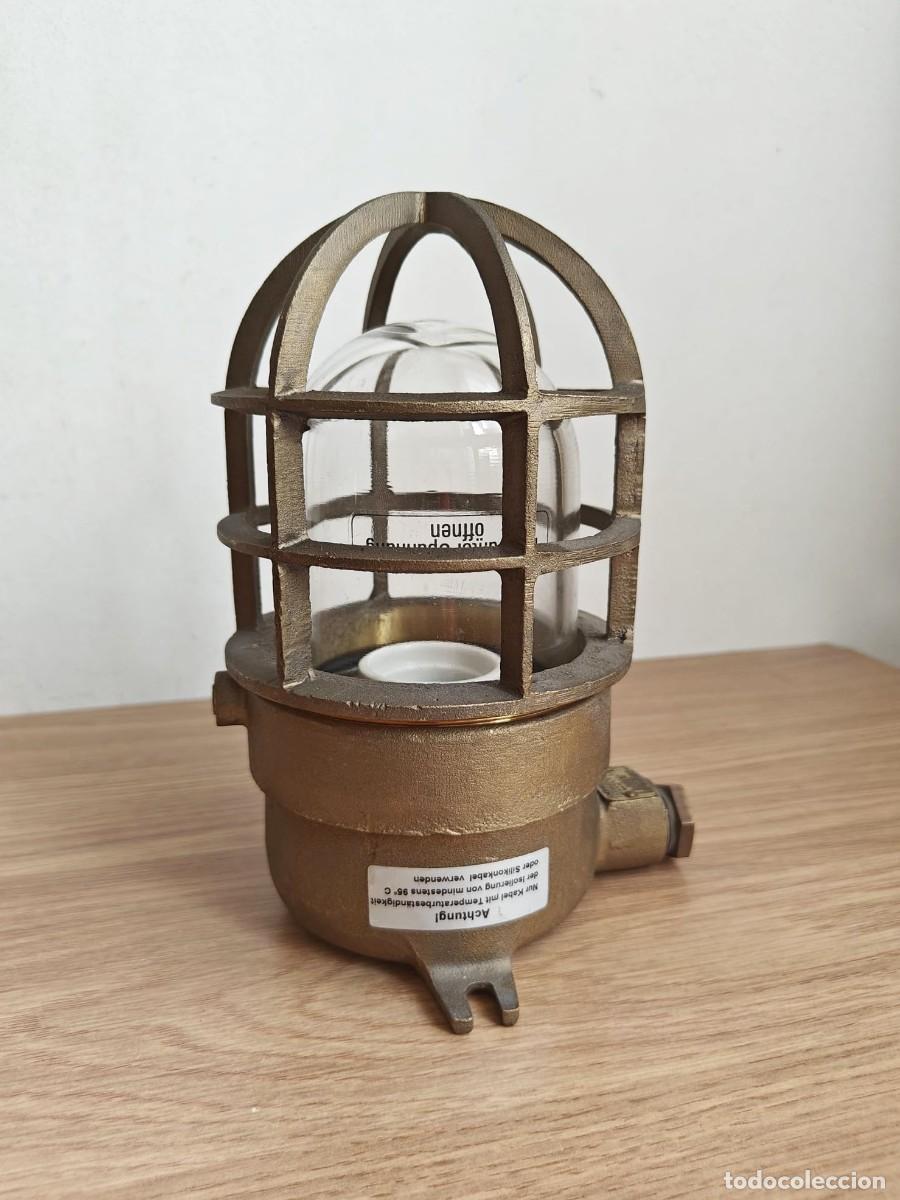 Antig&uuml;edades: L&aacute;mpara de exterior lat&oacute;n - Dose 505 - NUEVA - Foto 1