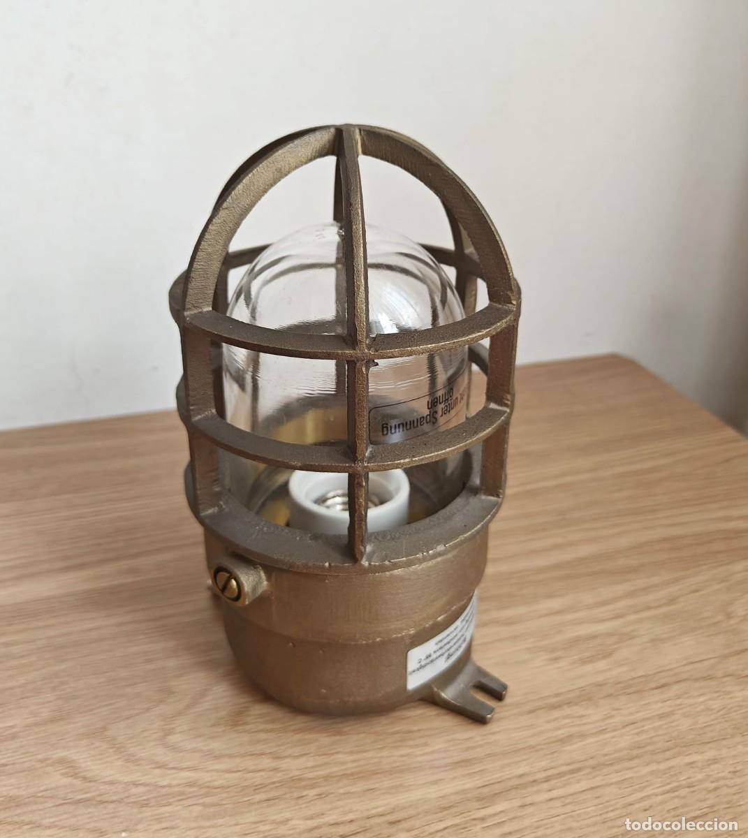 Antig&uuml;edades: L&aacute;mpara de exterior lat&oacute;n - Dose 505 - NUEVA - Foto 3