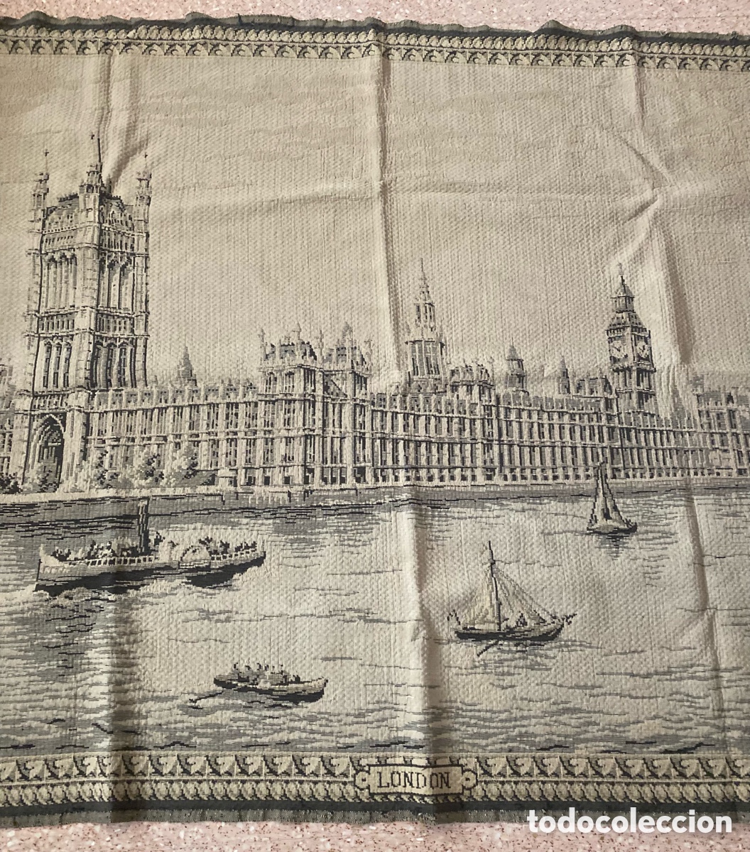 Antig&uuml;edades: Tapiz espectacular ciudad Londres - Foto 5