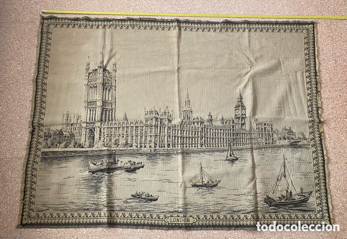 Antig&uuml;edades: Tapiz espectacular ciudad Londres - Foto 1
