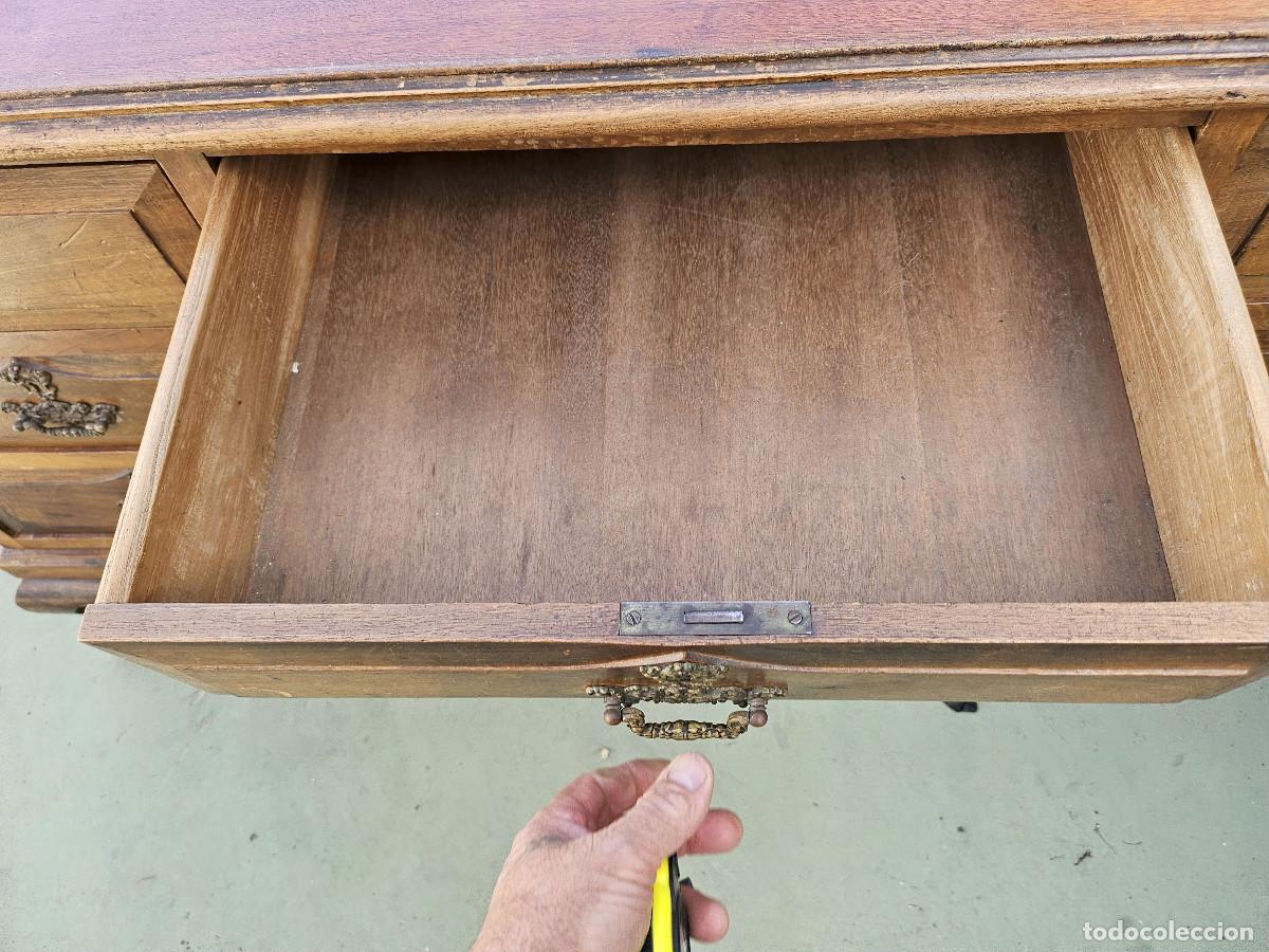 Antig&uuml;edades: mesa de despacho antigua - Foto 6