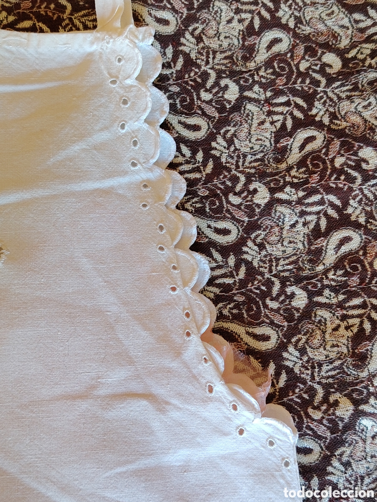Antig&uuml;edades: Camisola de algod&oacute;n con encaje - Foto 6