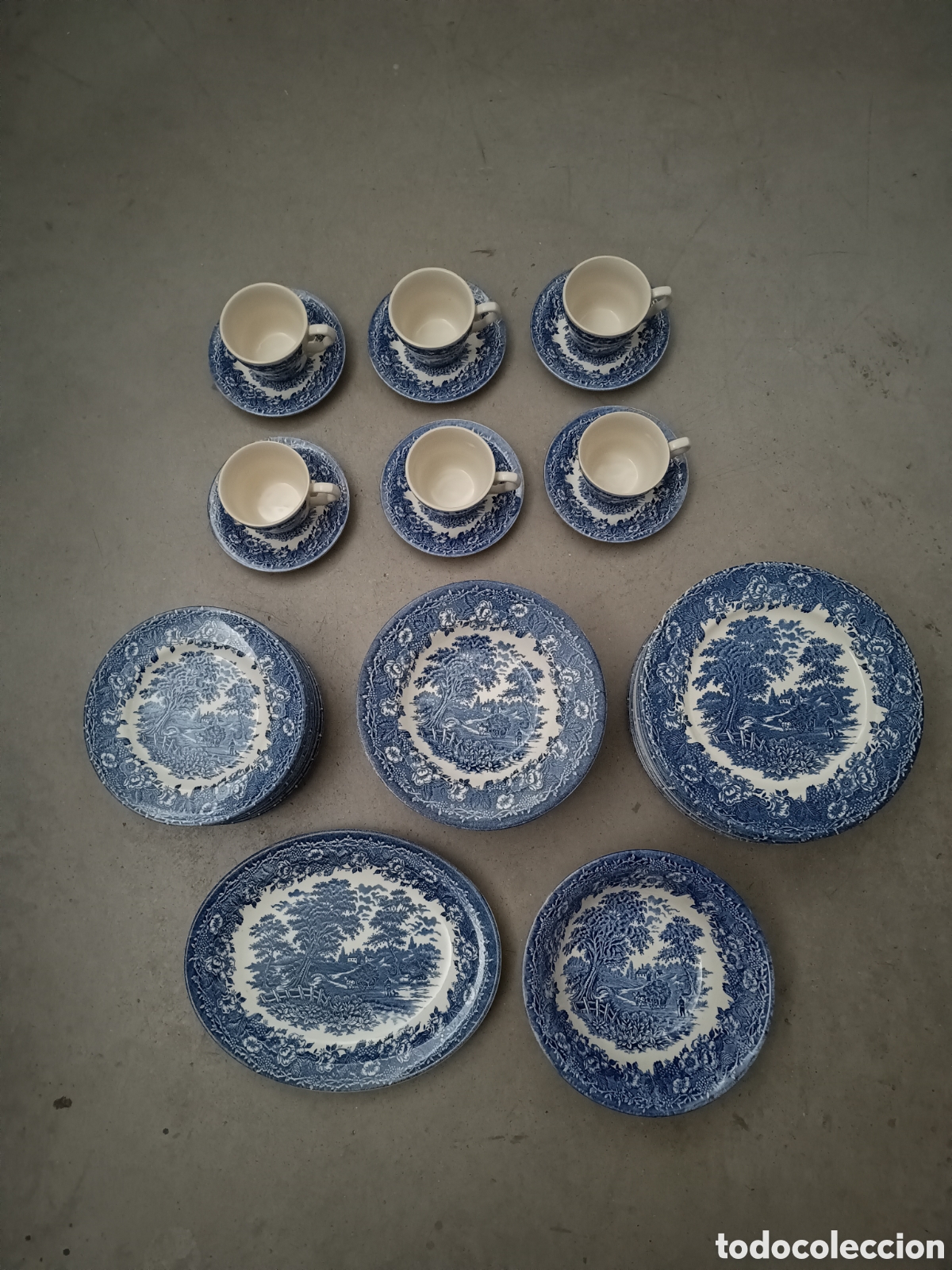Antig&uuml;edades: VAJILLA DE PORCELANA INGLESA EIT - Foto 2