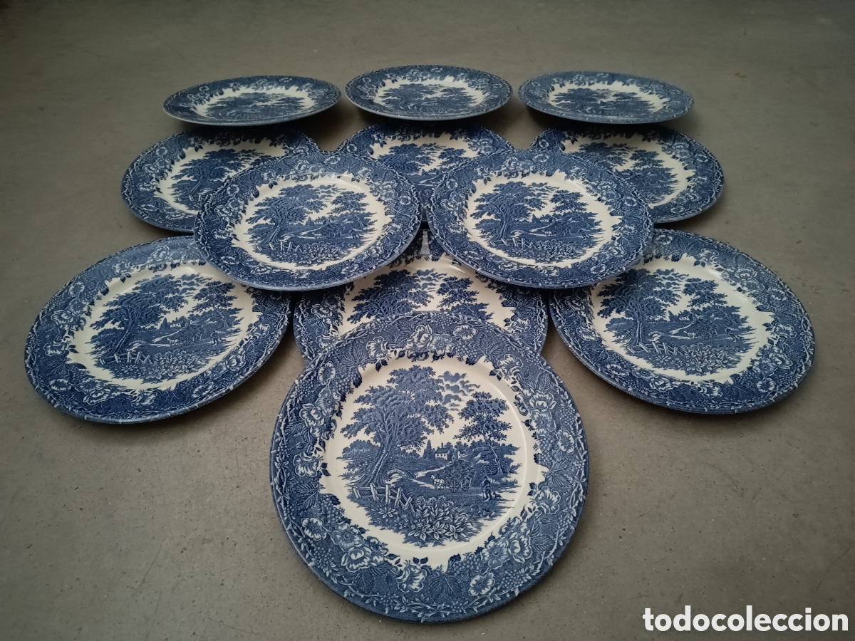 Antig&uuml;edades: VAJILLA DE PORCELANA INGLESA EIT - Foto 7