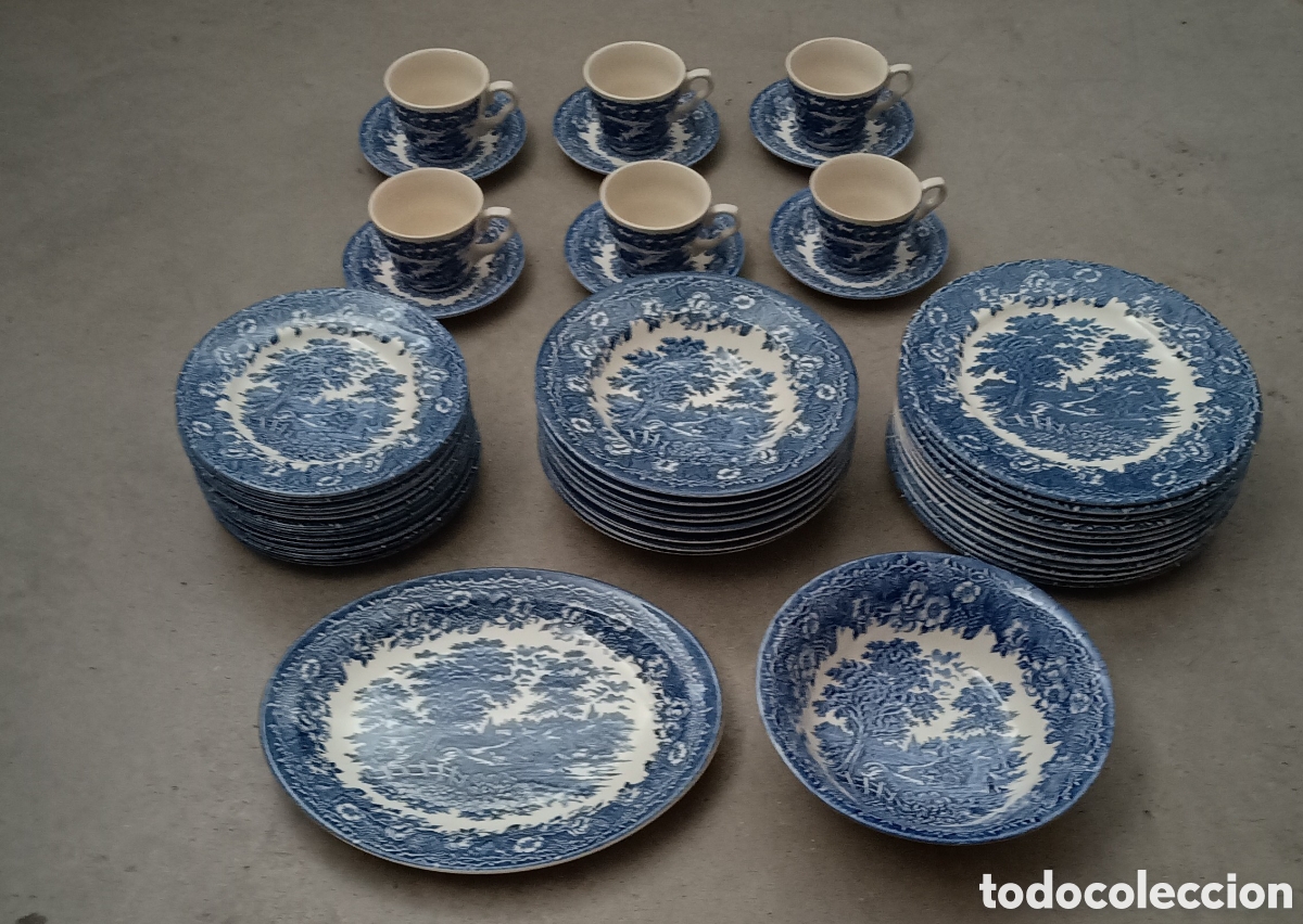 Antig&uuml;edades: VAJILLA DE PORCELANA INGLESA EIT - Foto 1