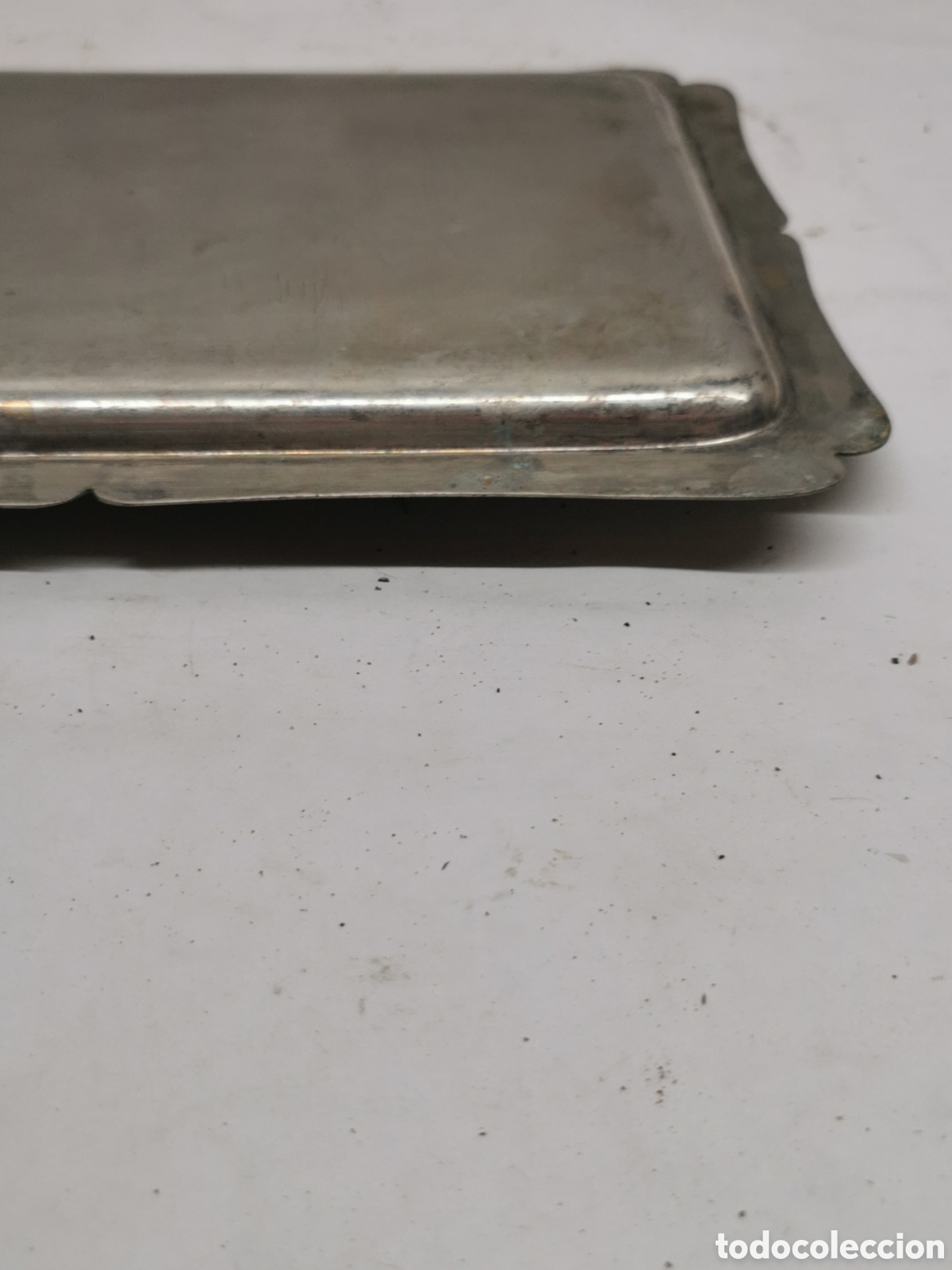 Antig&uuml;edades: Bandeja met&aacute;lica de servicio - Foto 4