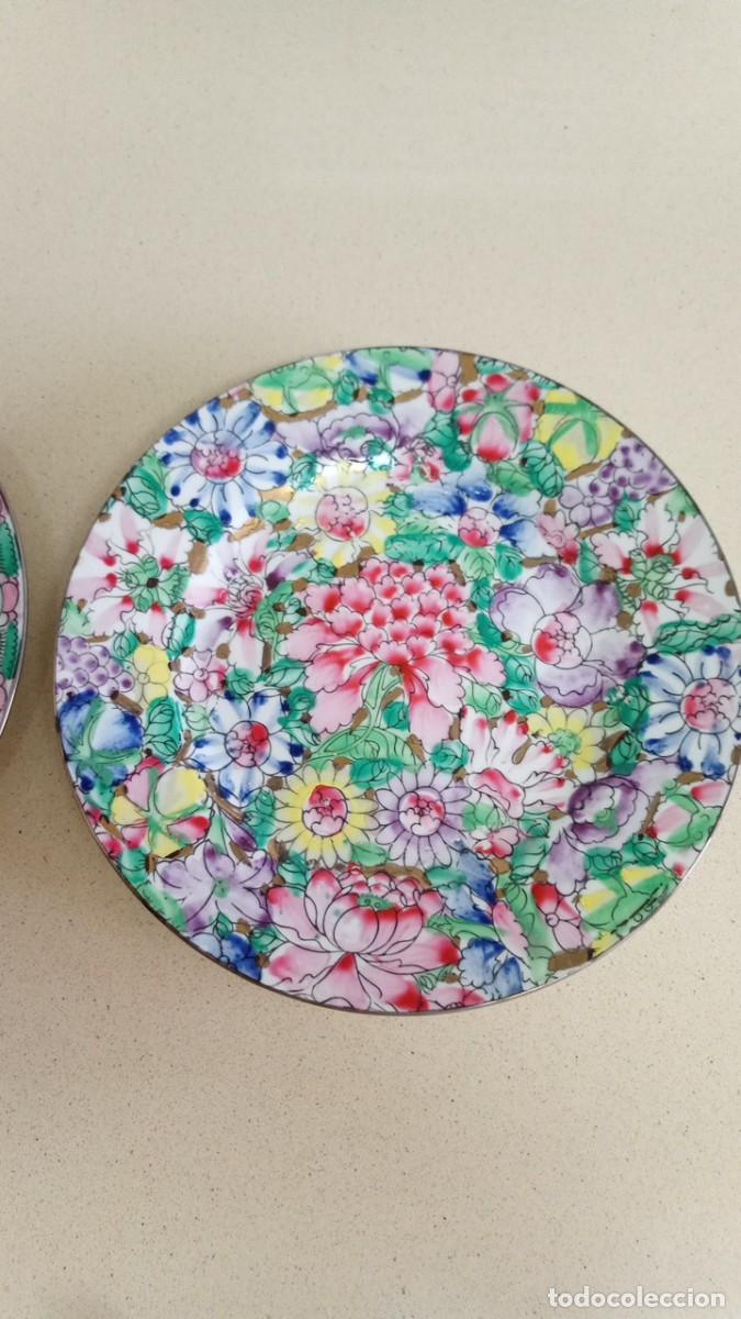 Antig&uuml;edades: Pareja de platos chino. - Foto 3