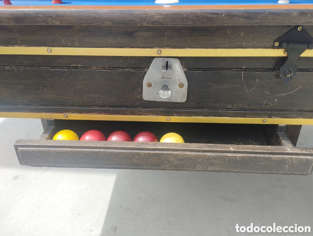 Antig&uuml;edades: Mesa billar antigua. - Foto 7