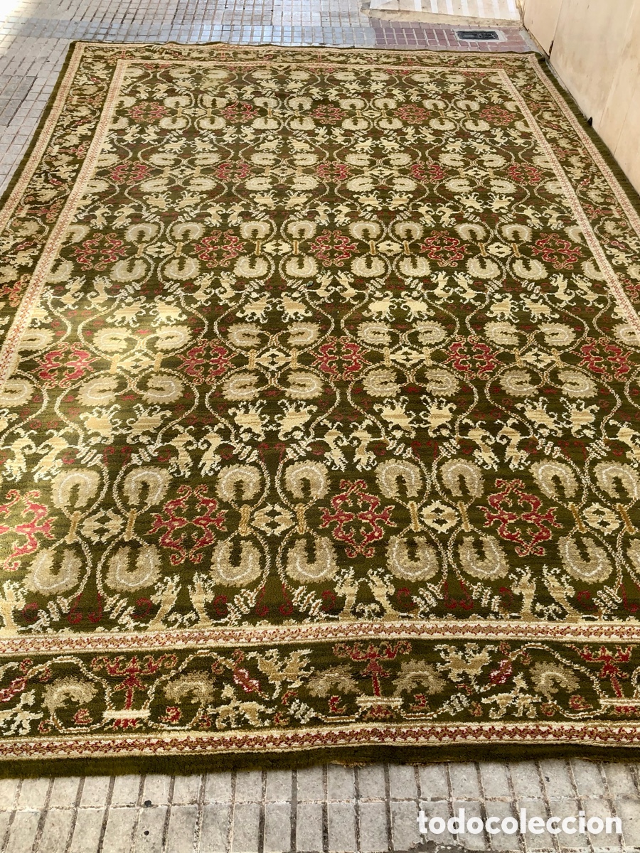 Antig&uuml;edades: Alfombra espa&ntilde;ola estilo Cuenca - Foto 2