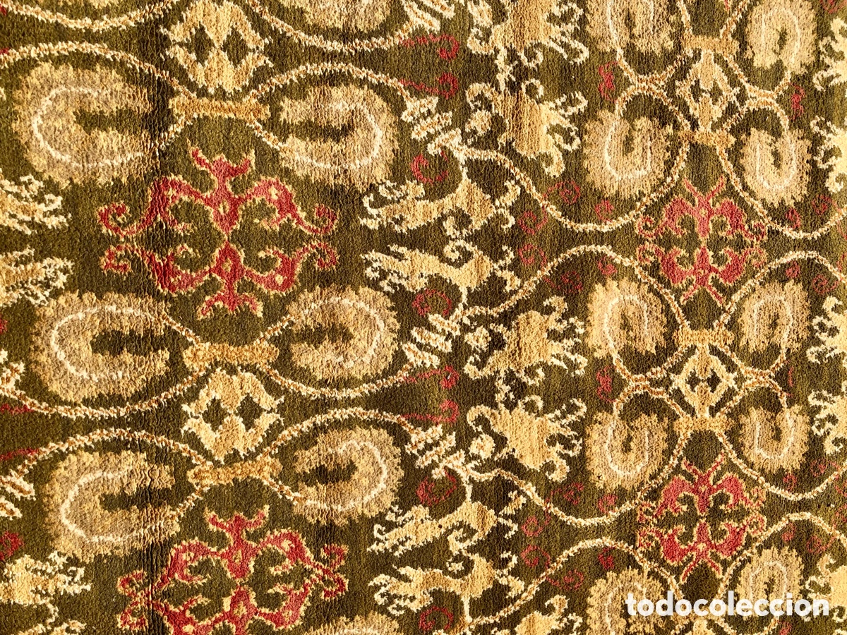 Antig&uuml;edades: Alfombra espa&ntilde;ola estilo Cuenca - Foto 3