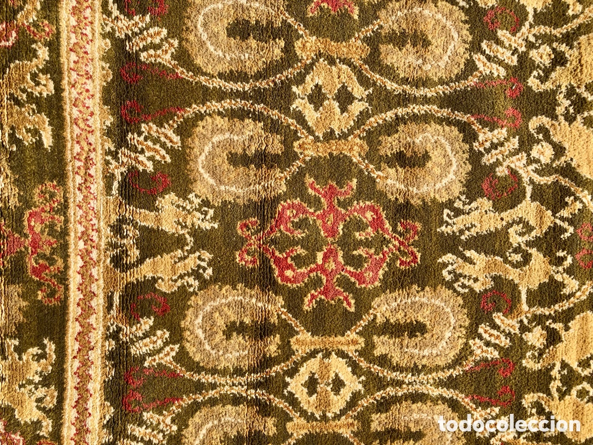 Antig&uuml;edades: Alfombra espa&ntilde;ola estilo Cuenca - Foto 4