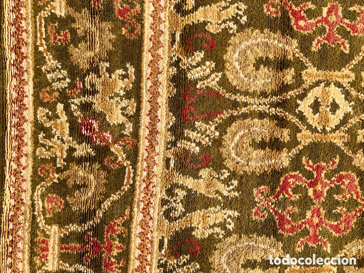 Antig&uuml;edades: Alfombra espa&ntilde;ola estilo Cuenca - Foto 5