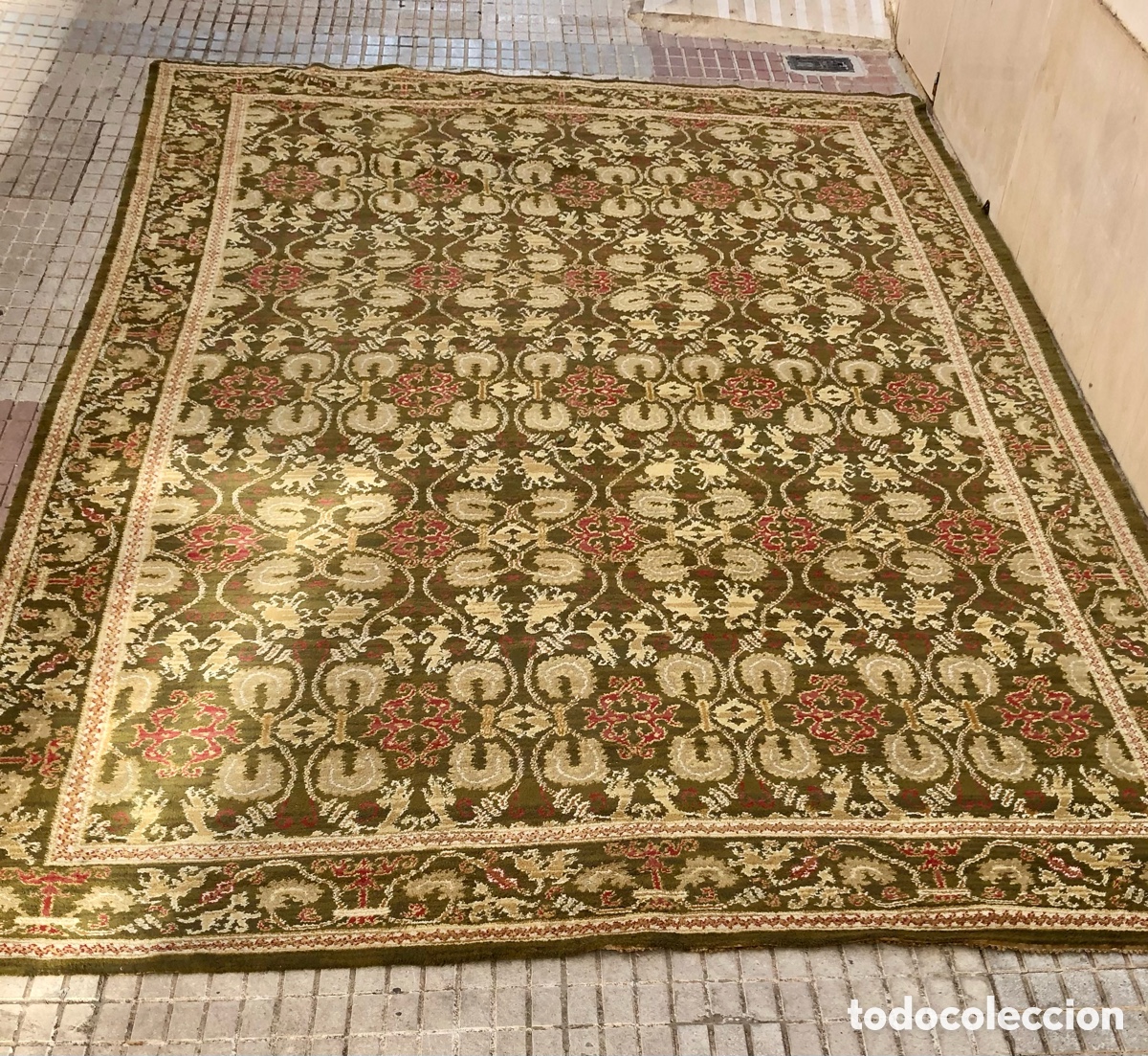 Antig&uuml;edades: Alfombra espa&ntilde;ola estilo Cuenca - Foto 1