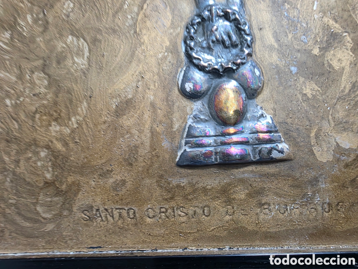 Antig&uuml;edades: Placa repujada del Santo Cristo de Burgos - Foto 3