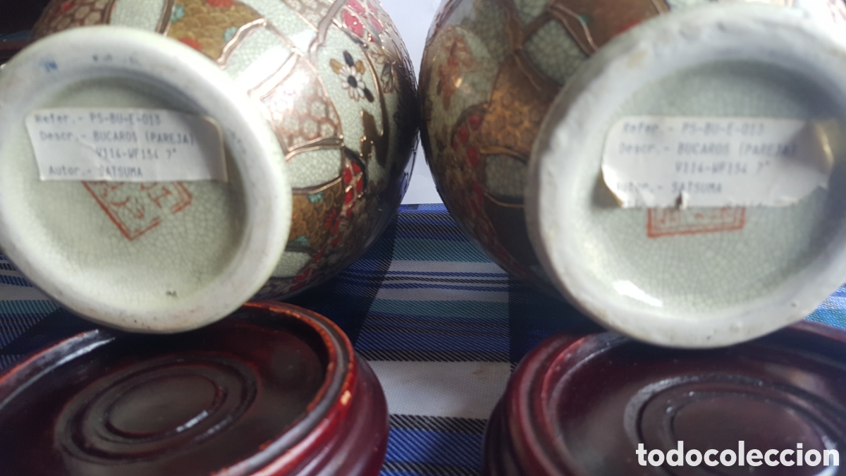 Antig&uuml;edades: Jarrones cer&aacute;mica satsuma - Foto 2