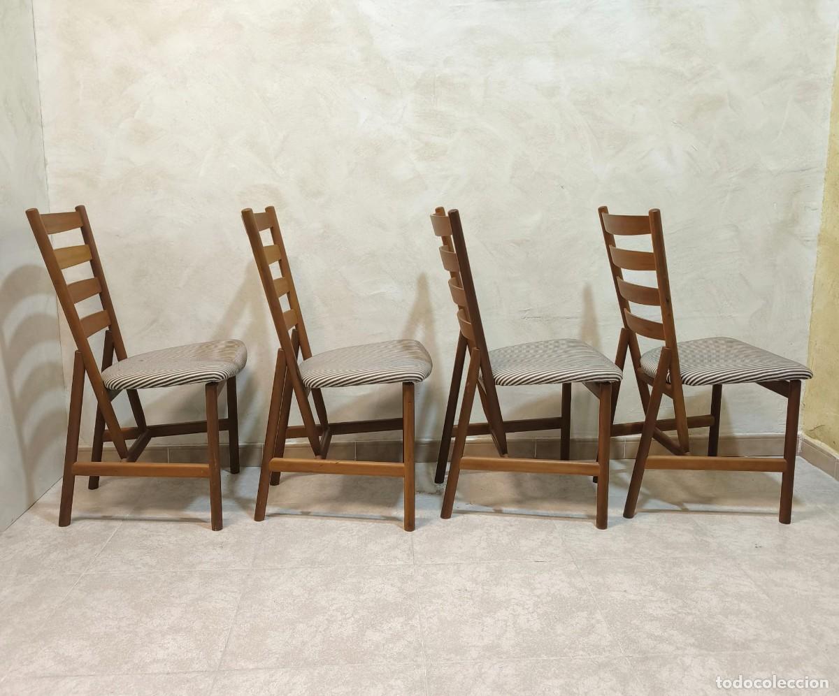 Antig&uuml;edades: Conjunto de 4 sillas Hansen & Sorensen - Foto 3
