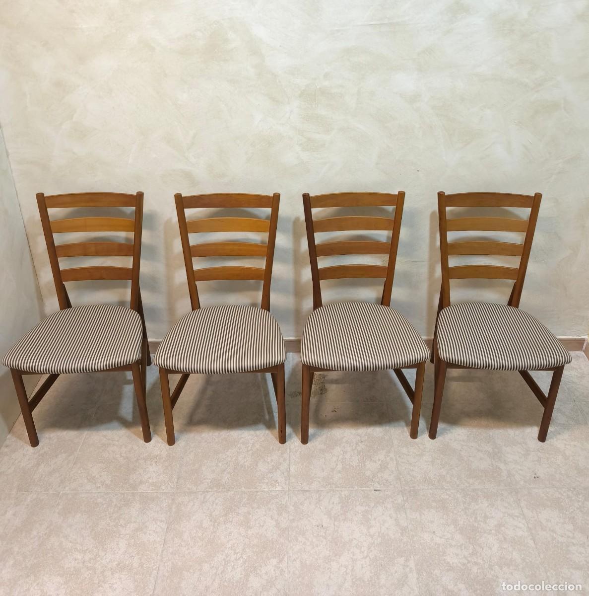 Antig&uuml;edades: Conjunto de 4 sillas Hansen & Sorensen - Foto 8
