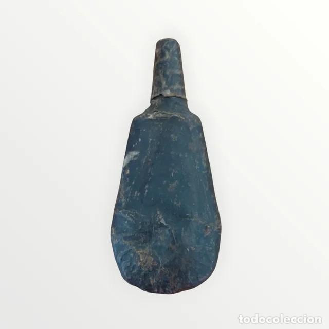 Antig&uuml;edades: Polvera Beduina cuero 1800 - Foto 1
