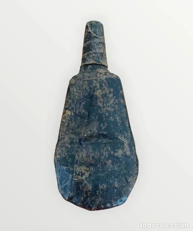 Antig&uuml;edades: Polvera Beduina cuero 1800 - Foto 2