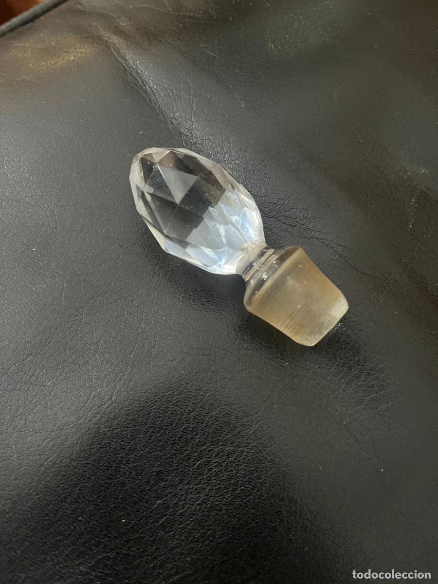 Antig&uuml;edades: Tap&oacute;n de cristal, 7,5 cm - Foto 3