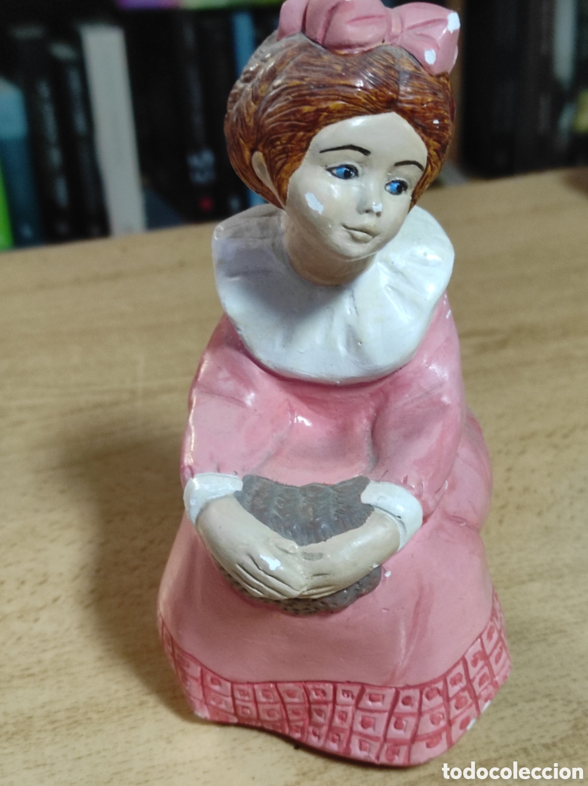 Antig&uuml;edades: Mu&ntilde;eca escayola pintada - Foto 4