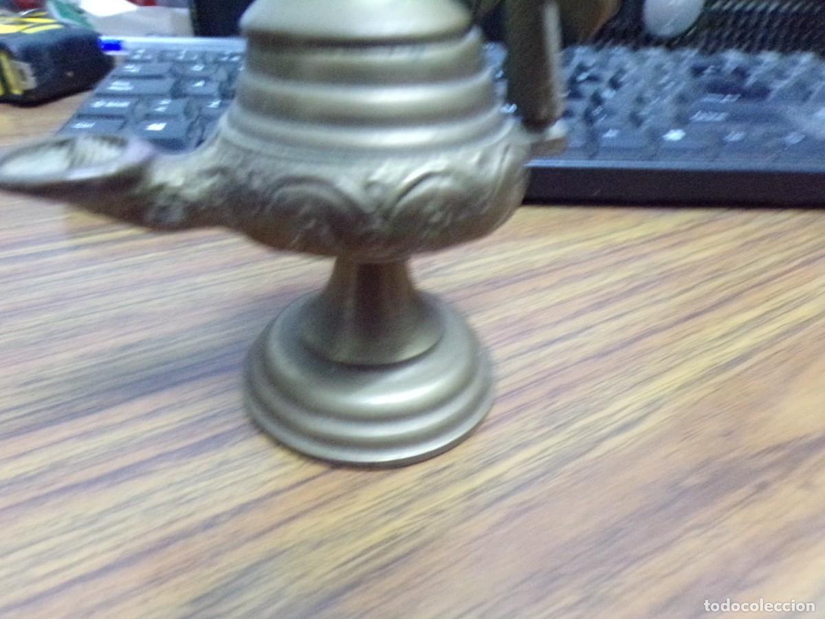 Antig&uuml;edades: ESTAMOS LIQUIDANDO. L&aacute;mpara de aceite de bronce - Foto 6