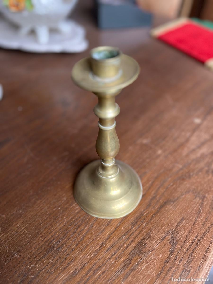 Antig&uuml;edades: CANDELABRO EN BRONCE ANTIGUO - Foto 1
