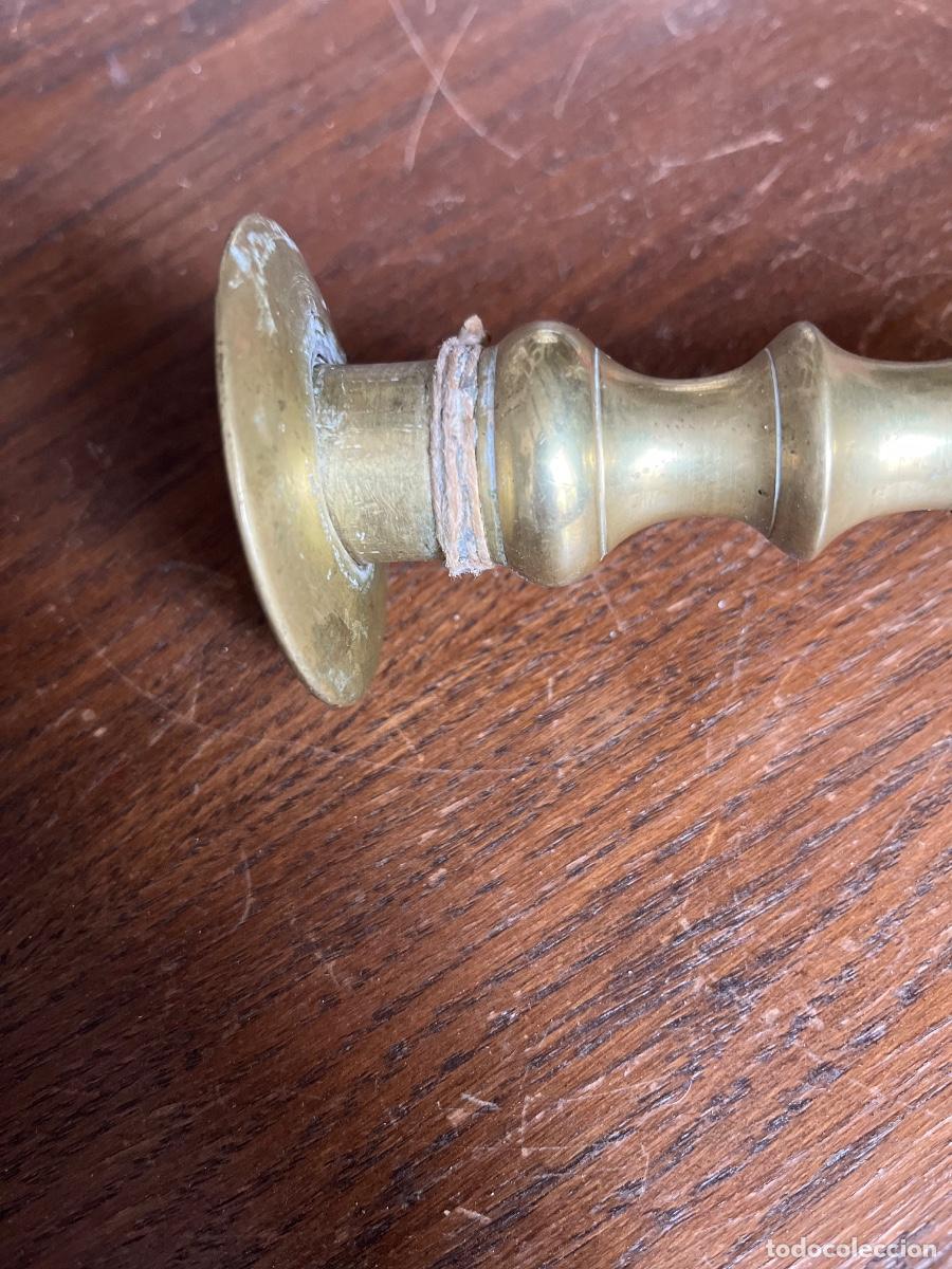 Antig&uuml;edades: CANDELABRO EN BRONCE ANTIGUO - Foto 3