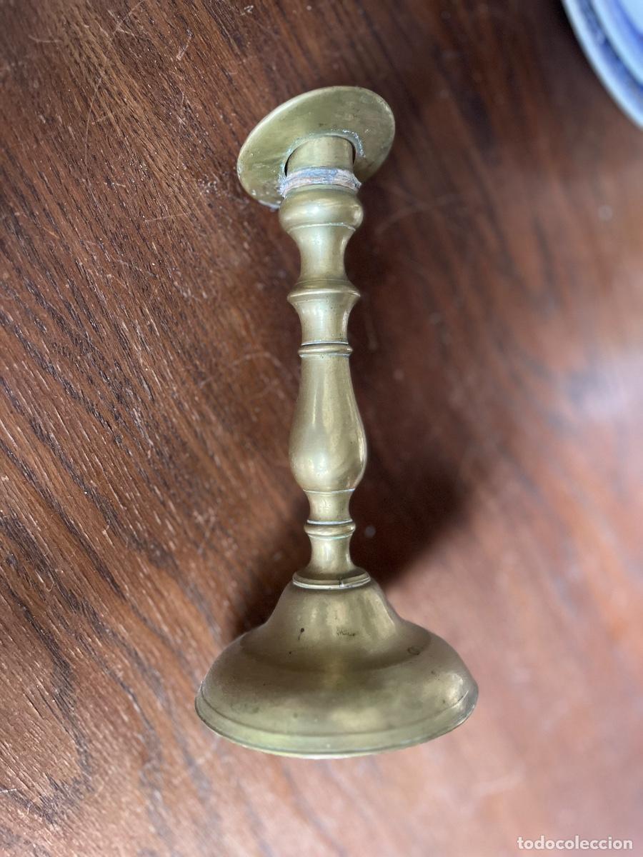 Antig&uuml;edades: CANDELABRO EN BRONCE ANTIGUO - Foto 5