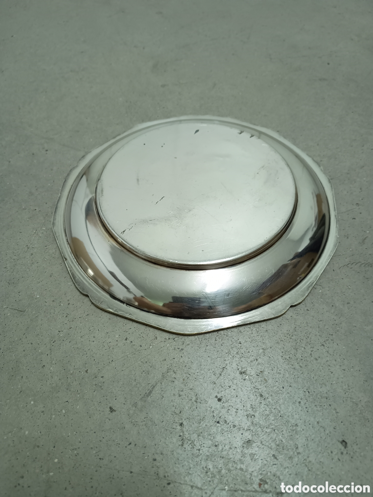 Antig&uuml;edades: BANDEJA BA&Ntilde;ADA EN PLATA - Foto 3