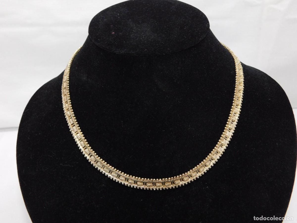 Antig&uuml;edades: ANTIGUO COLLAR DE PLATA - Foto 1