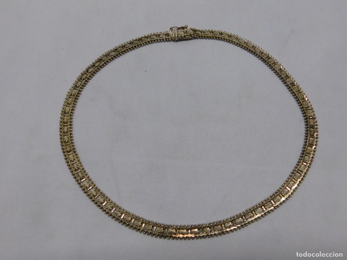 Antig&uuml;edades: ANTIGUO COLLAR DE PLATA - Foto 3