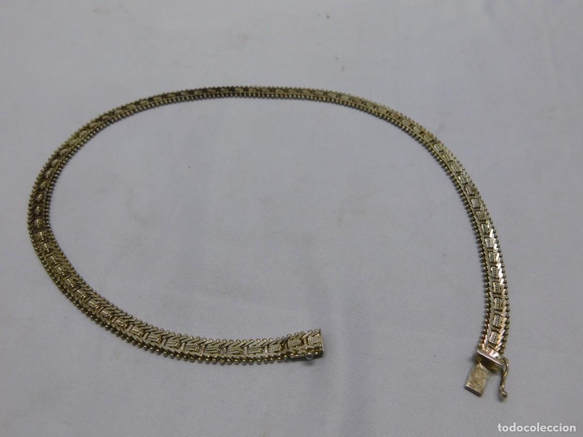 Antig&uuml;edades: ANTIGUO COLLAR DE PLATA - Foto 4
