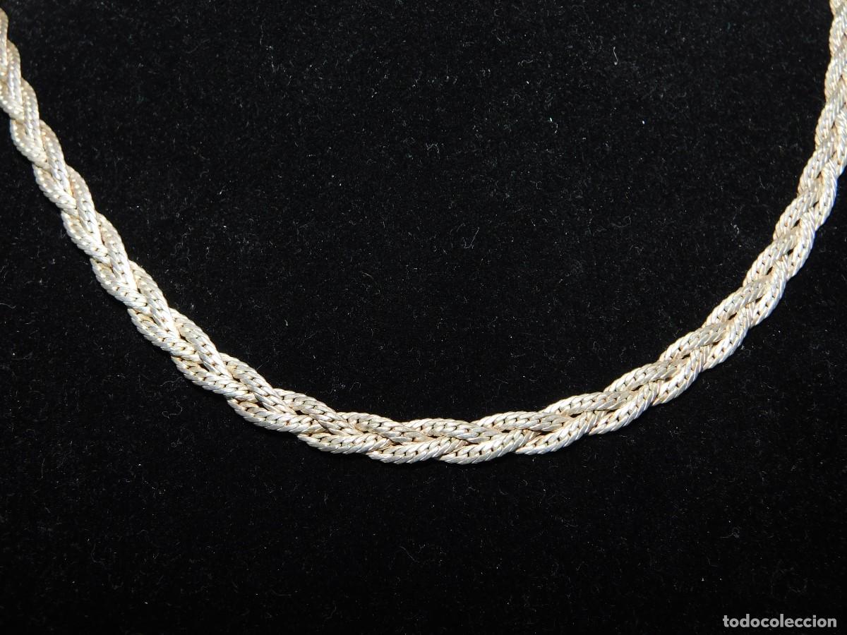 Antig&uuml;edades: ANTIGUO COLLAR DE PLATA - Foto 3
