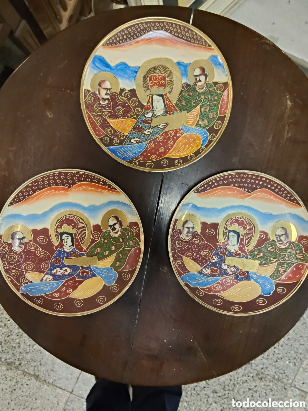 Antig&uuml;edades: Set de platos SATSUMA - Foto 1