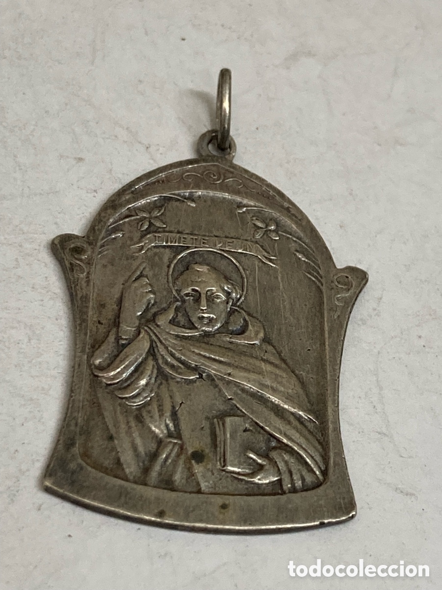 Antig&uuml;edades: Medalla de plata religiosa C441 - Foto 1
