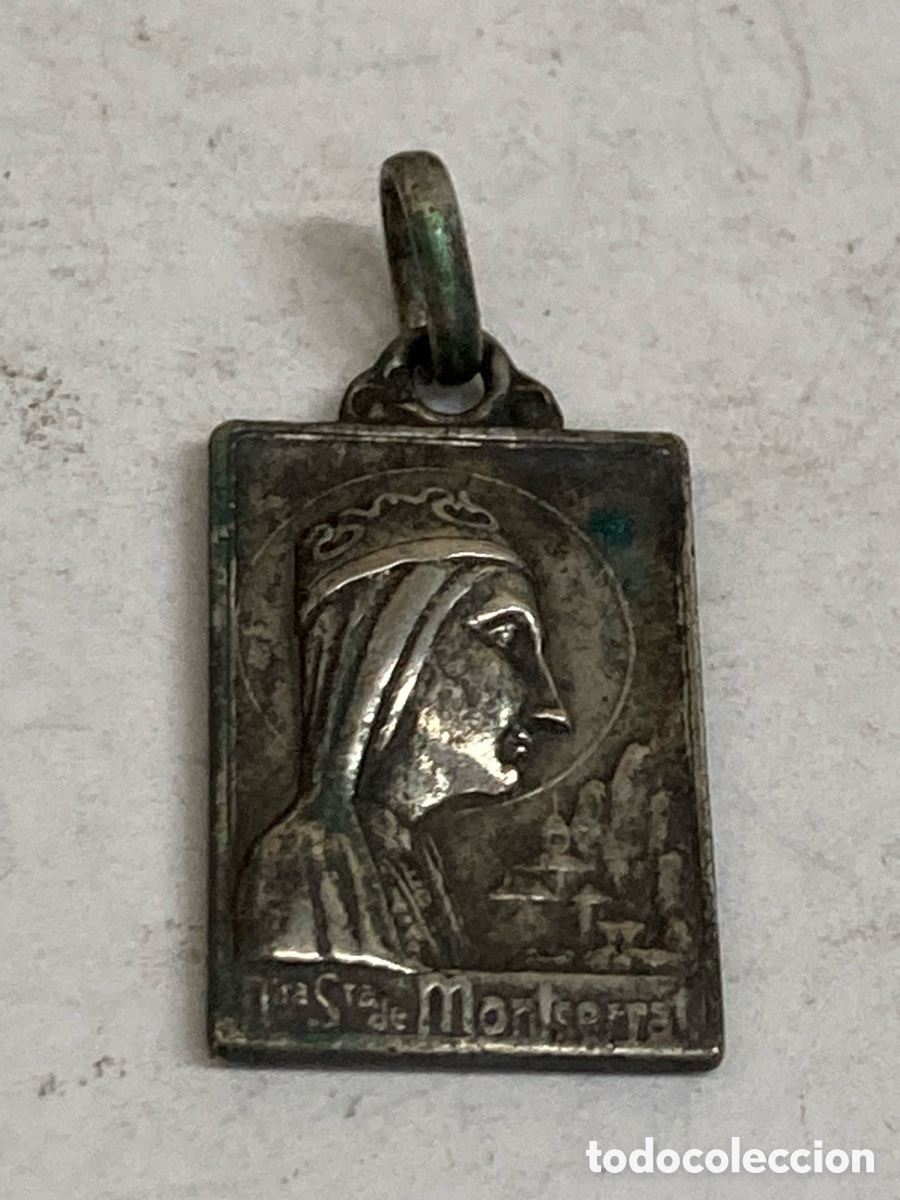 Antig&uuml;edades: Medalla de plata religiosa C441 - Foto 1