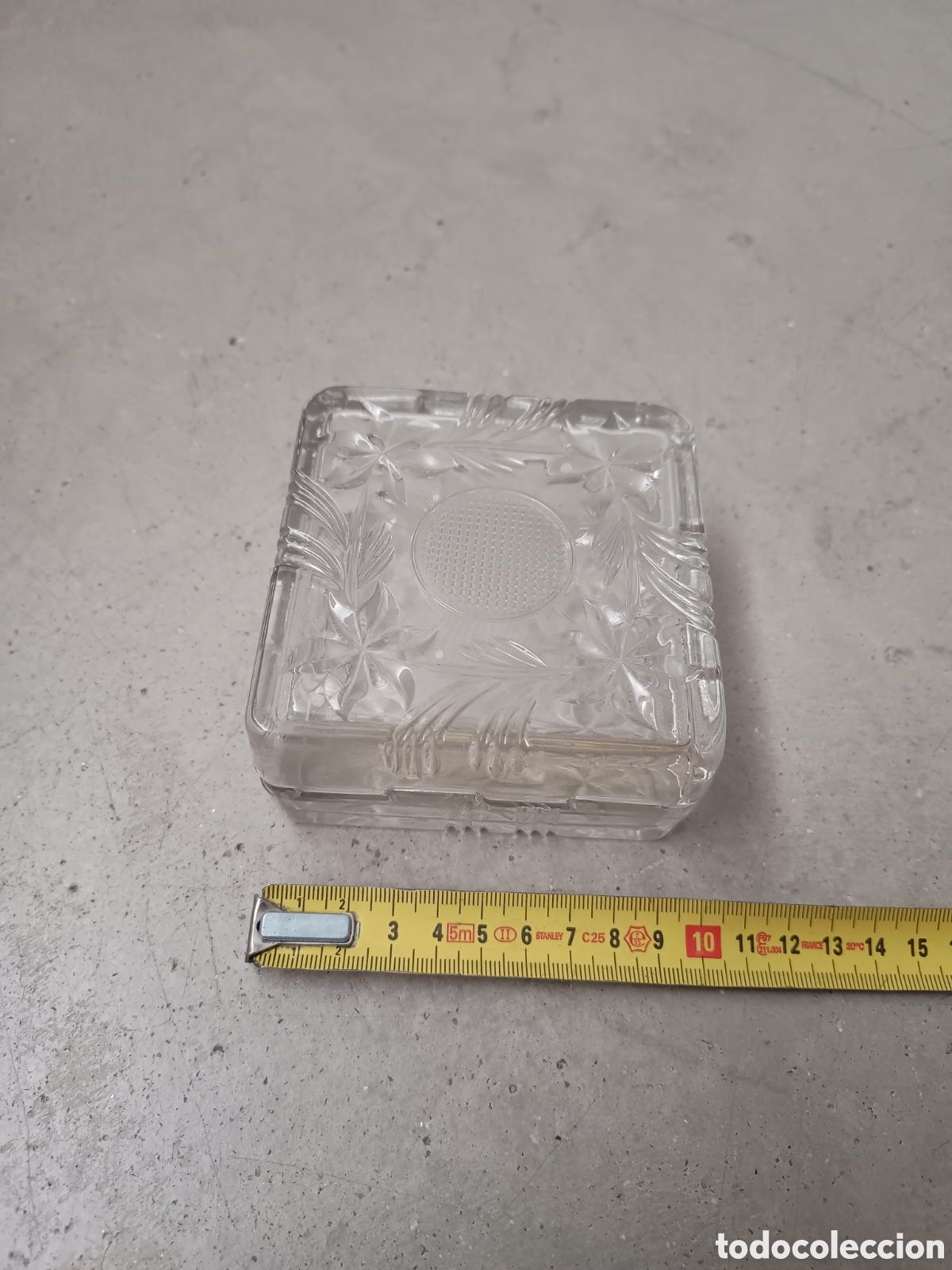 Antig&uuml;edades: CAJITA DE CRISTAL TALLADA - Foto 2