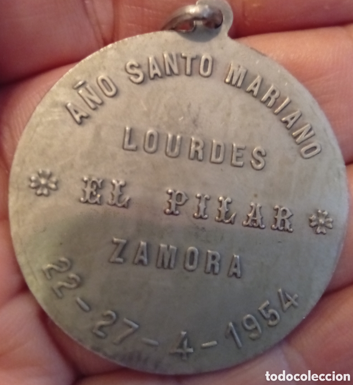 Antig&uuml;edades: Antigua medalla religiosa - Foto 1