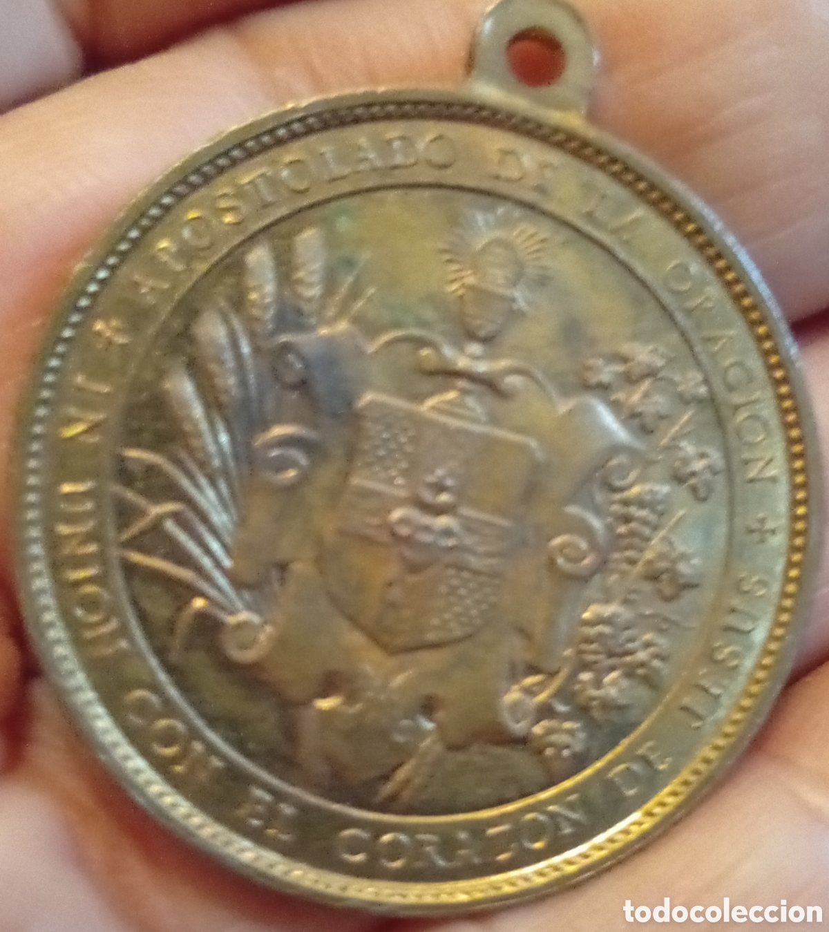 Antig&uuml;edades: Antigua medalla religiosa - Foto 2