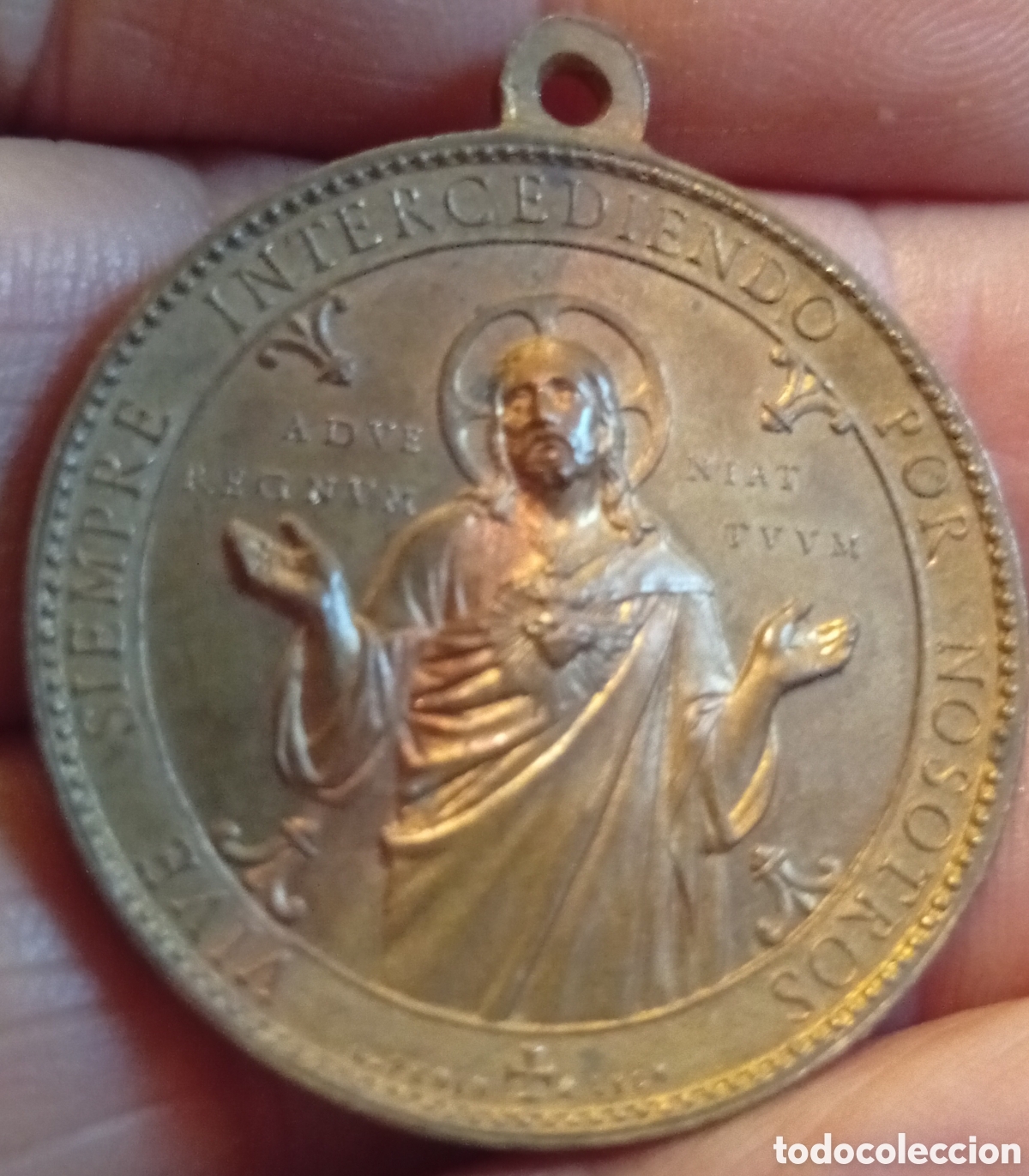 Antig&uuml;edades: Antigua medalla religiosa - Foto 1