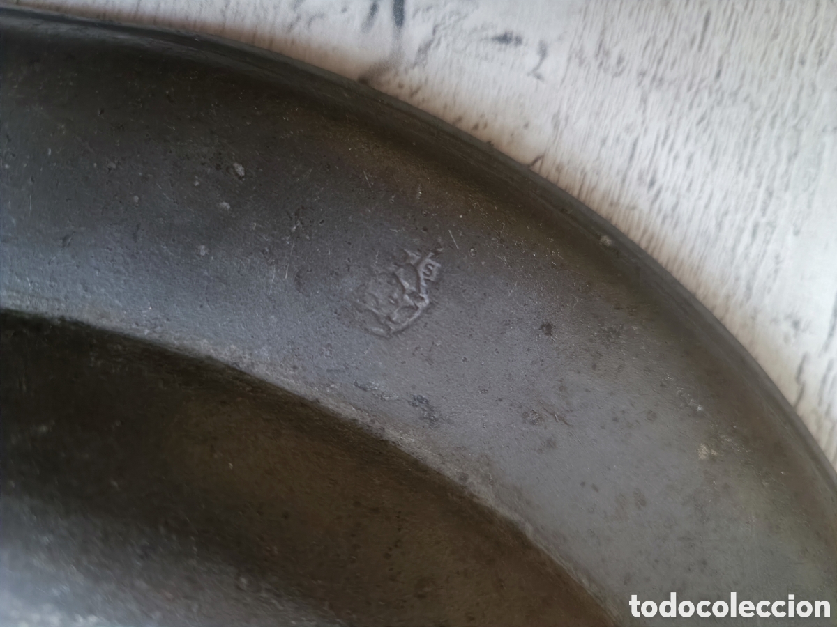 Antig&uuml;edades: 3 OBJETOS ANTIGUOS MADERA Y ESTA&Ntilde;O - Foto 4