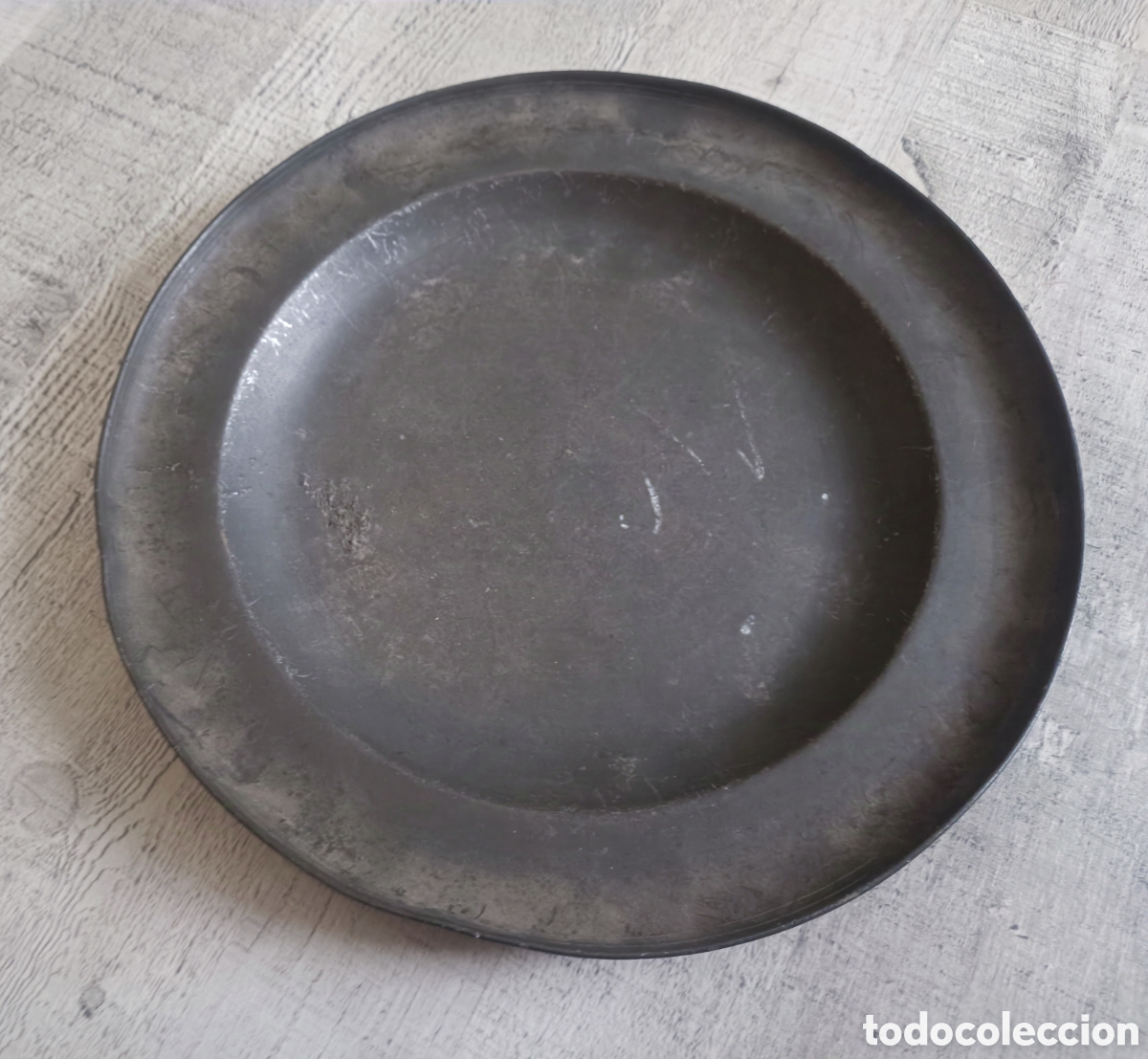 Antig&uuml;edades: 3 OBJETOS ANTIGUOS MADERA Y ESTA&Ntilde;O - Foto 3