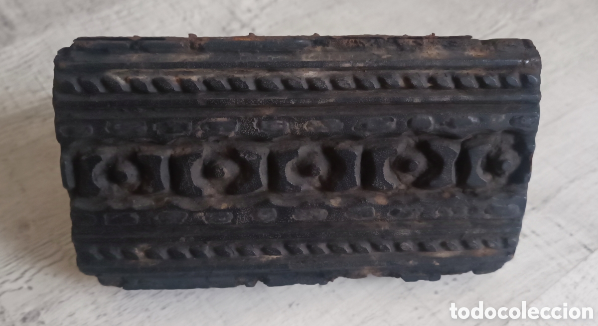 Antig&uuml;edades: 3 OBJETOS ANTIGUOS MADERA Y ESTA&Ntilde;O - Foto 9